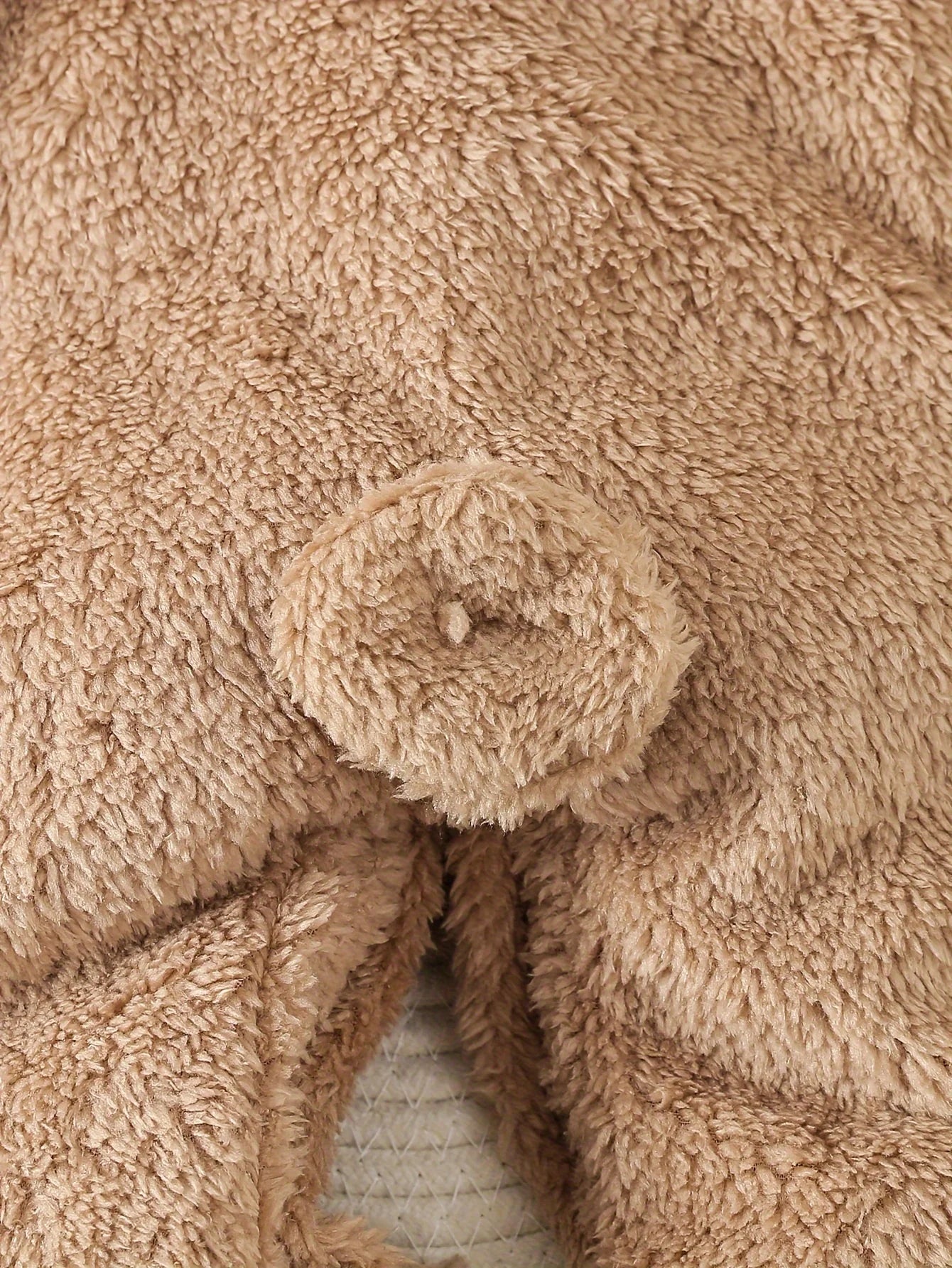 אוברול פליז פרוותי עם אוזני דובי