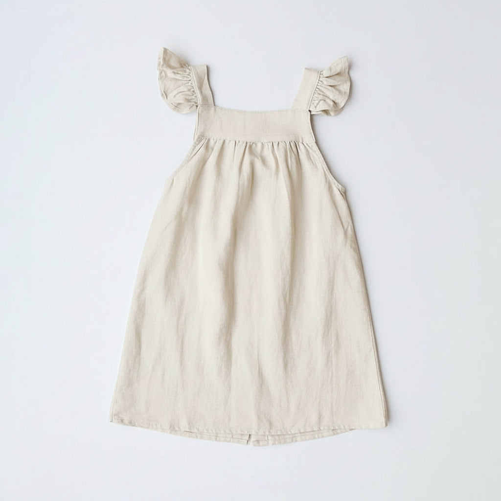 שמלת כותנה מקסימה- שנהב