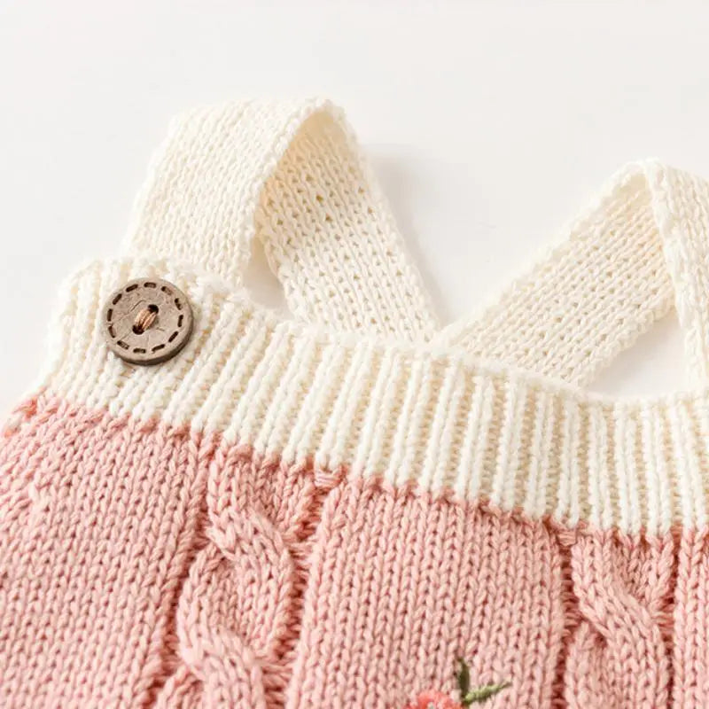 בגד גוף ורדרד סרוג - היילי