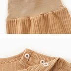 סט חולצה ומכנסיים מכותנה בשילוב הדפס דובי