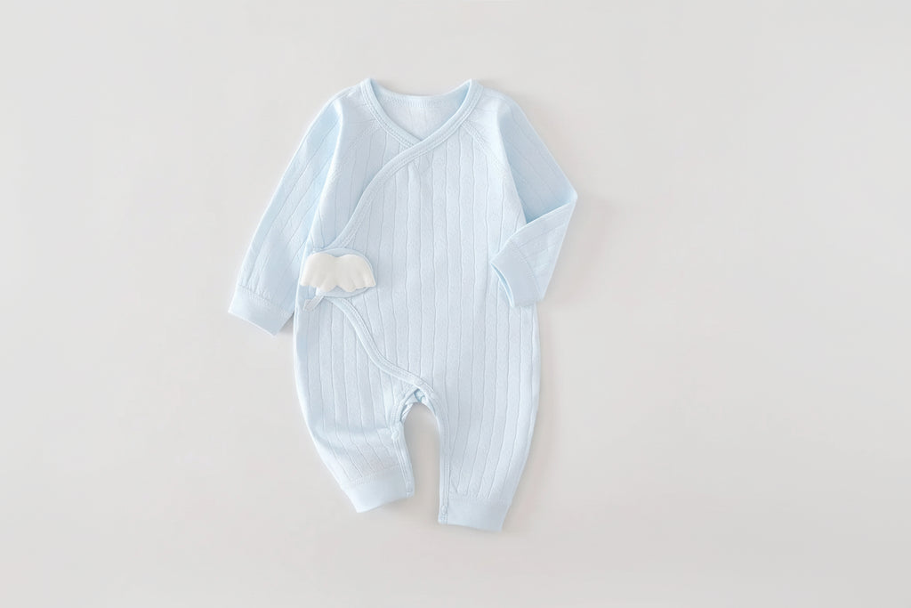 אוברול כותנה שרוול ארוך - בסגירת מעטפת