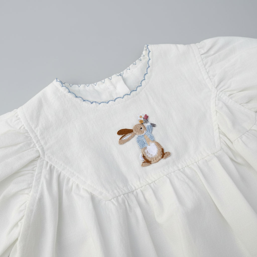 בגד גוף עם רקמת ארנב - ביילי
