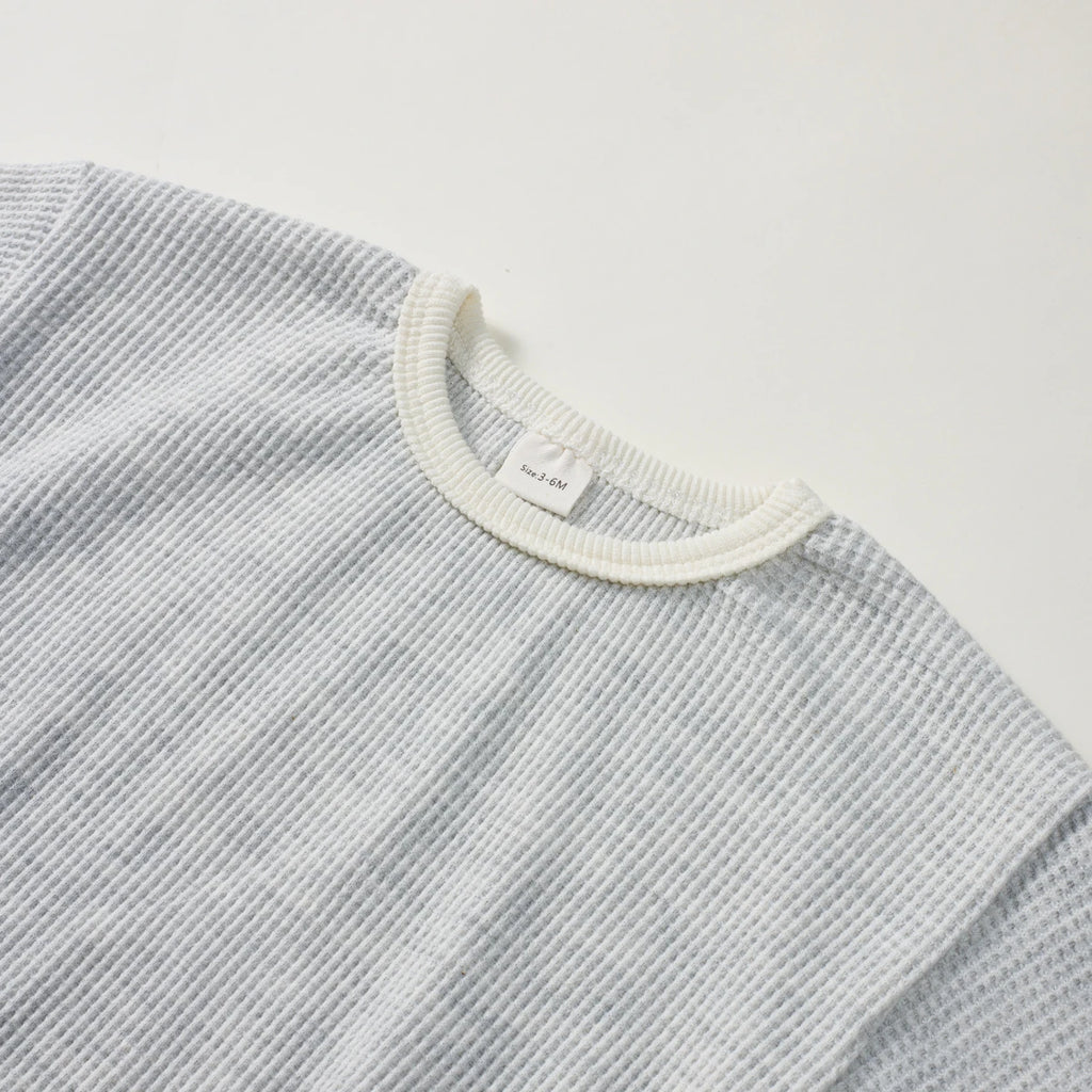 סט מכנס וחולצה וופל - ליאור