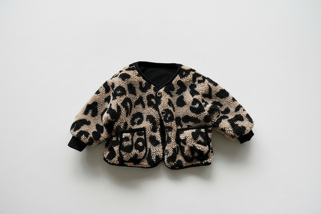 ג'קט צמרירי בהדפס מנומר