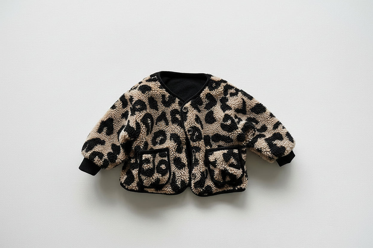 ג'קט צמרירי בהדפס מנומר