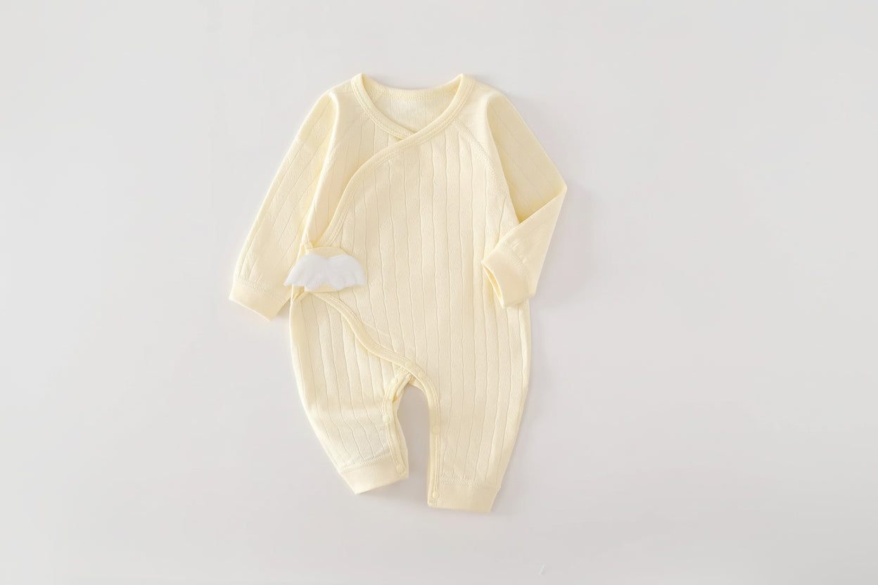 אוברול כותנה שרוול ארוך - בסגירת מעטפת