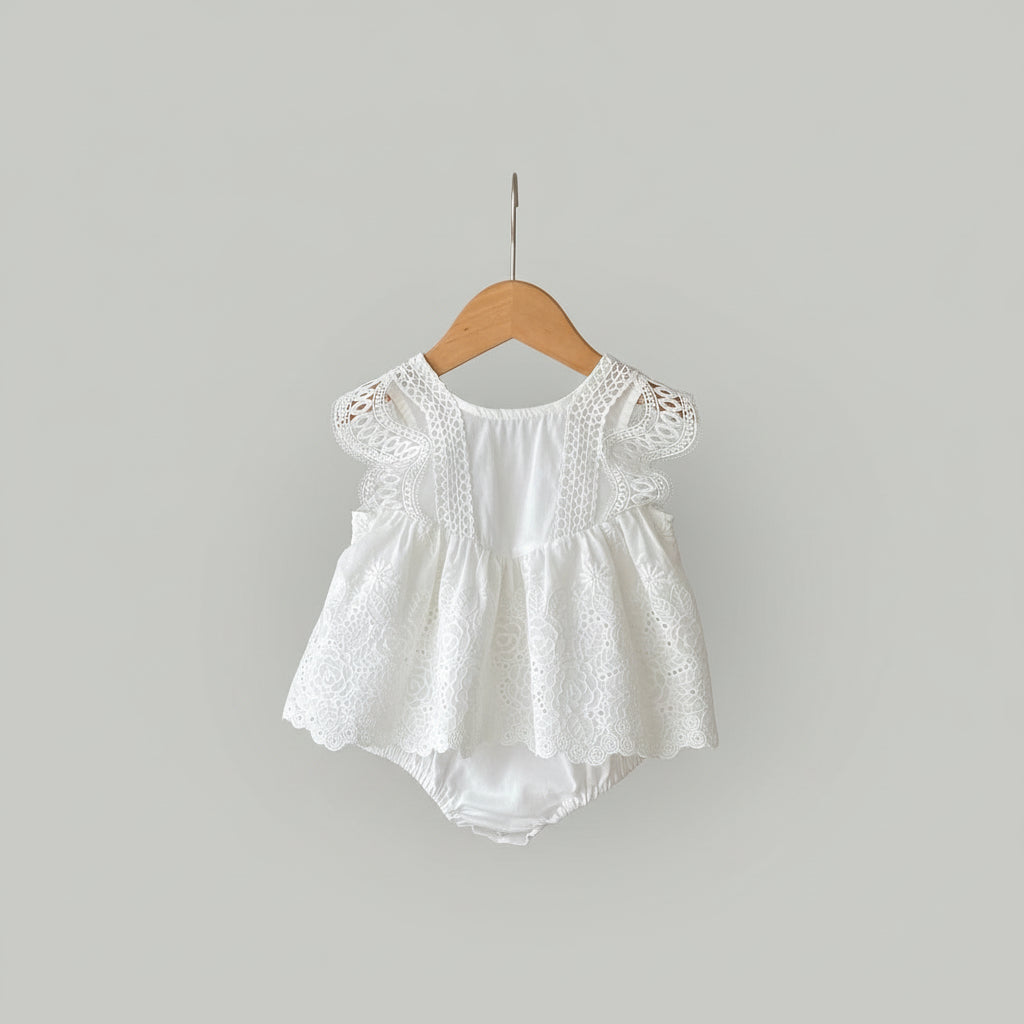 שמלה לבנה חגיגית - לוסי