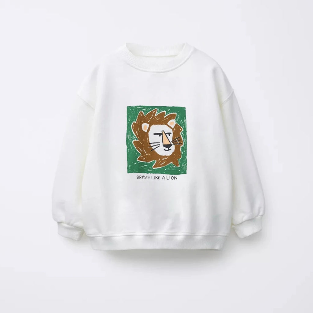 סווטשירט הדפס אריות – ליאו