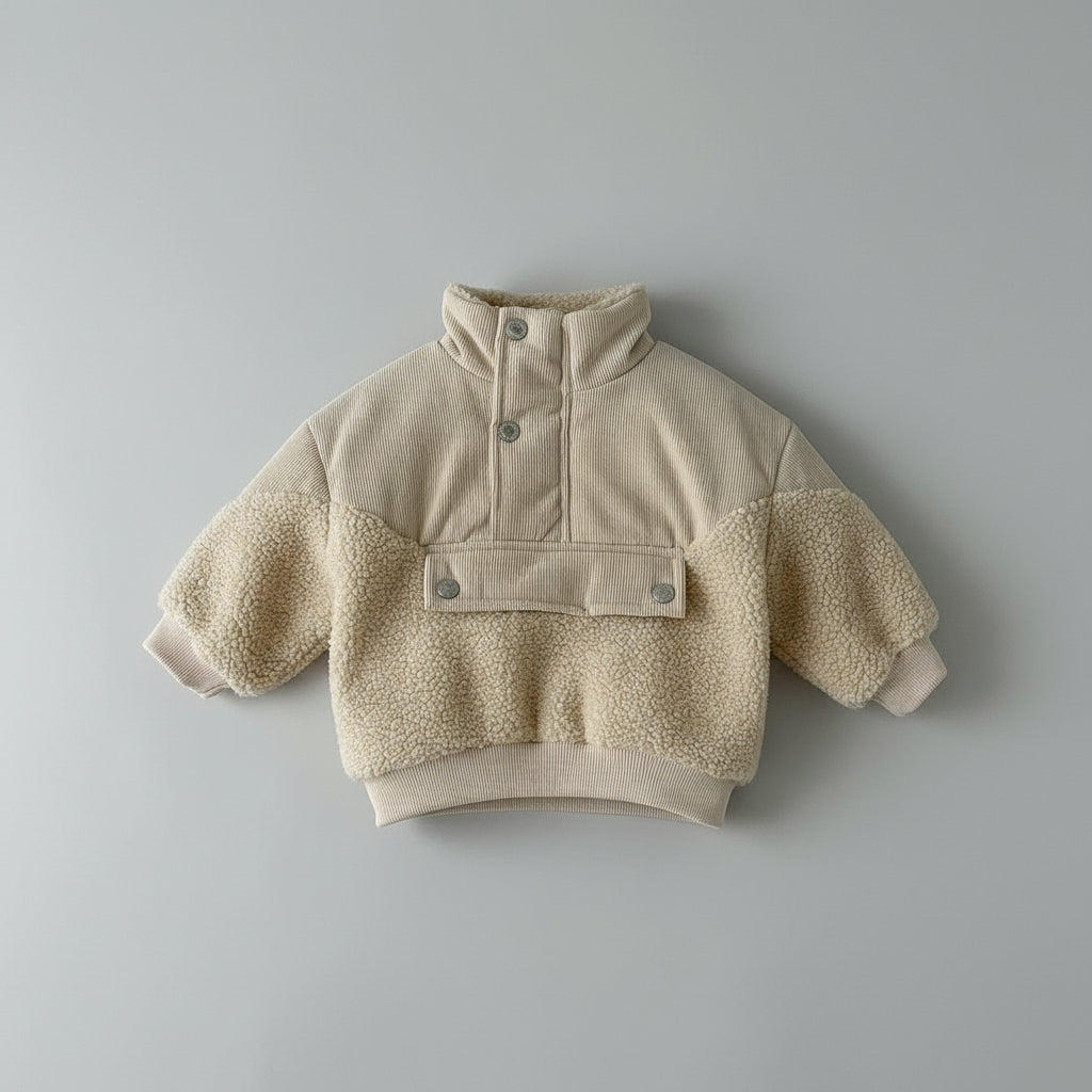 ג'קט קורדרוי פליז - ברי