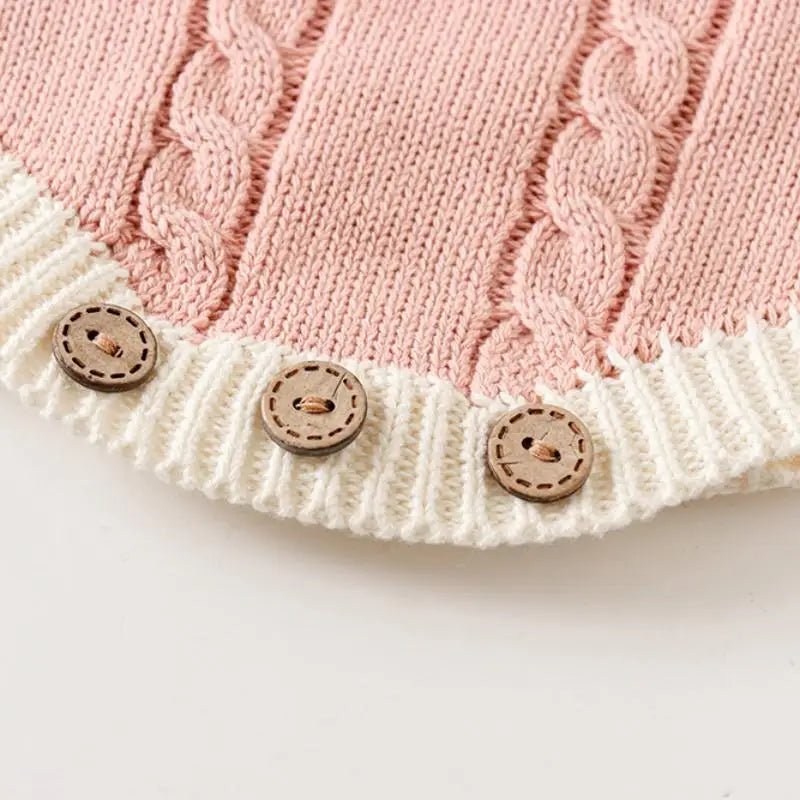 בגד גוף ורדרד סרוג - היילי