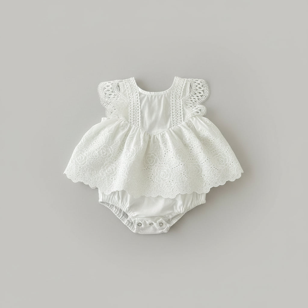 שמלה לבנה חגיגית - לוסי