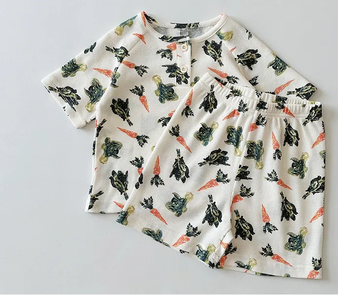 פיג'מה ריב קצרה בשני חלקים - מוקו