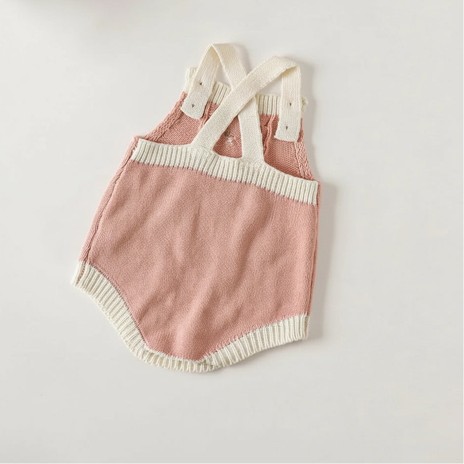 בגד גוף ורדרד סרוג - היילי