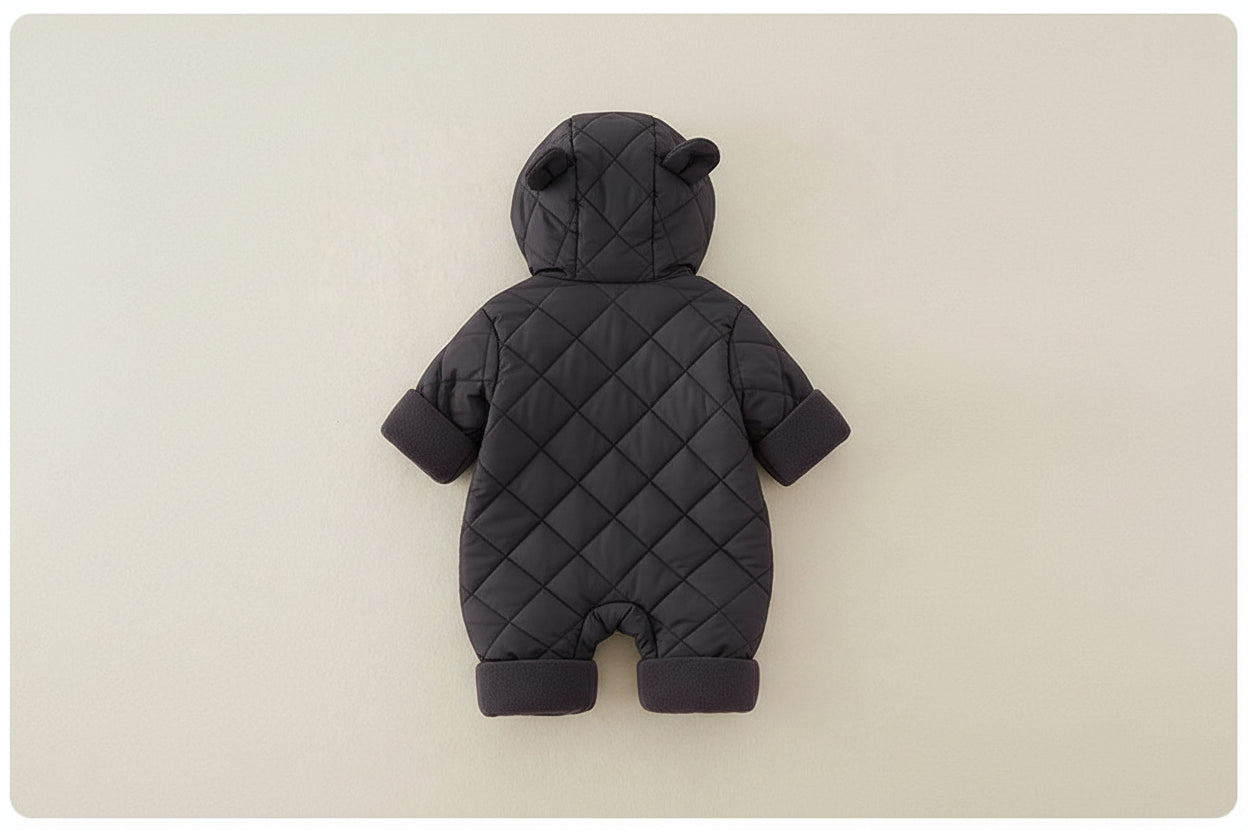 מעיל אוברול עם אוזני דובי